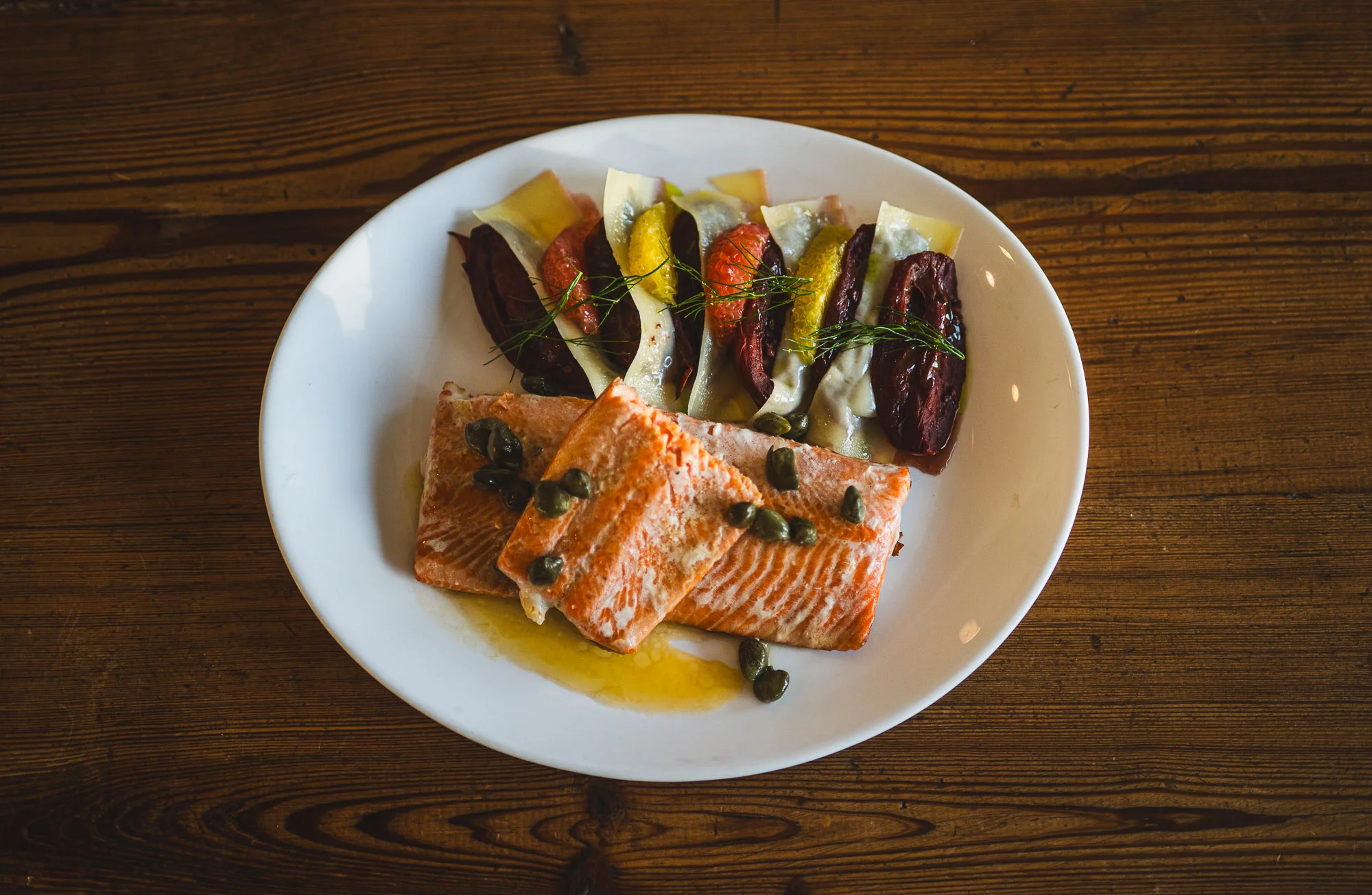 Gourmet fish dish